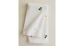 Zara Home столовая салфетка из хлопка, вышивка, 45 45 см (комплект 2 шт.)