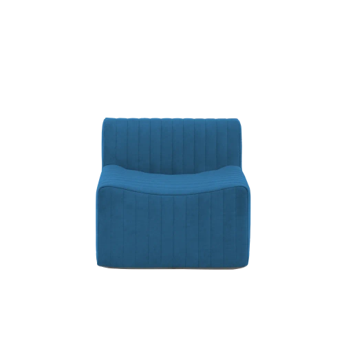 Бескаркасное кресло BuySoft (синий)