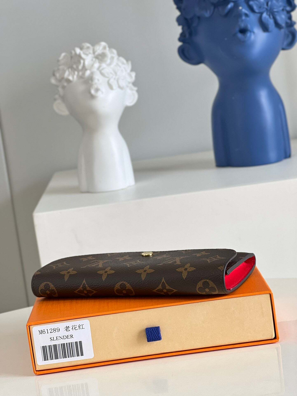 Louis Vuitton Wallet Monogram/ Red