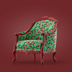 Микровелюр Botanica 04 / Ботаника 04