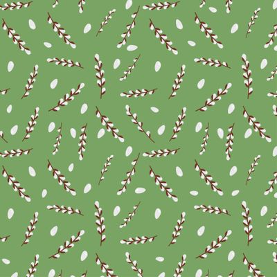 Весенняя верба