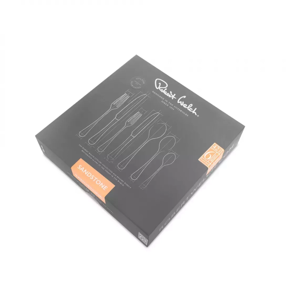 Набор столовых приборов 42 предмета на 6 персон Robert Welch Sandstone