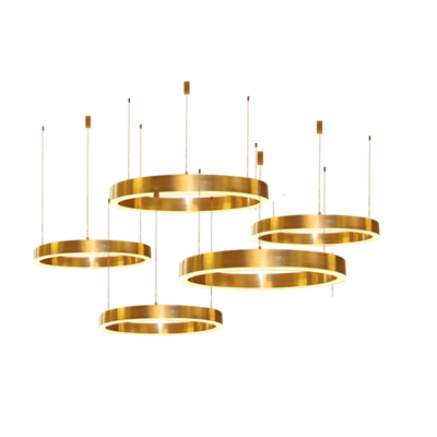 светильник Light Ring Horizontal Copper Gold