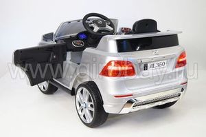 Детский электромобиль River Toys MERCEDES-BENZ ML350 серебристый