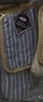 Прихватка в наборе варежкой «Патио», цвет синий