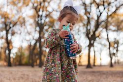 Детская термобутылка Klean Kanteen Insulated Kid Classic Narrow 12oz (355 мл) Navy Hearts