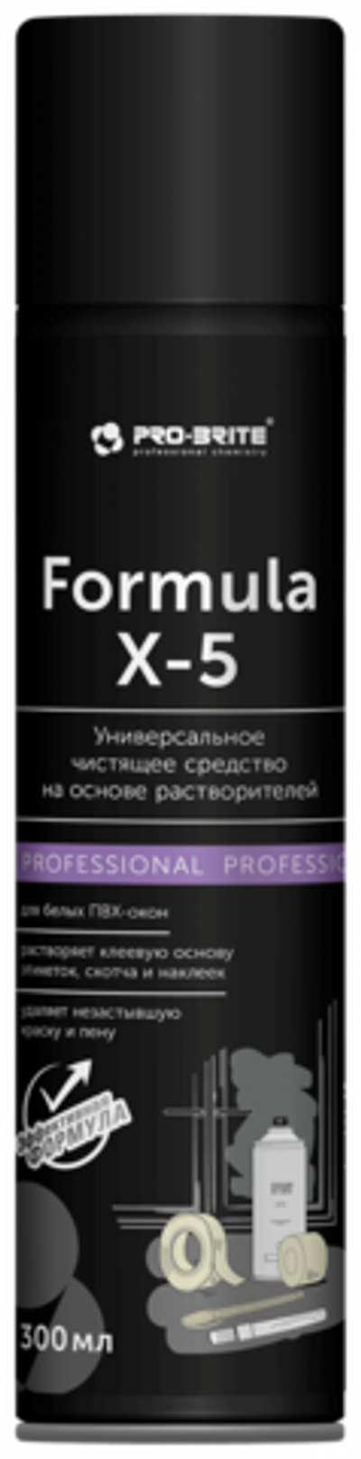 144-03 Formula X-5 0.3л аэрозоль на основе растворителей (Удаляет жвачка, скотч и.тд.)