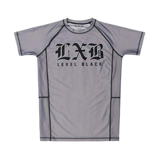 Рашгард Level x Black STEEL GRAY