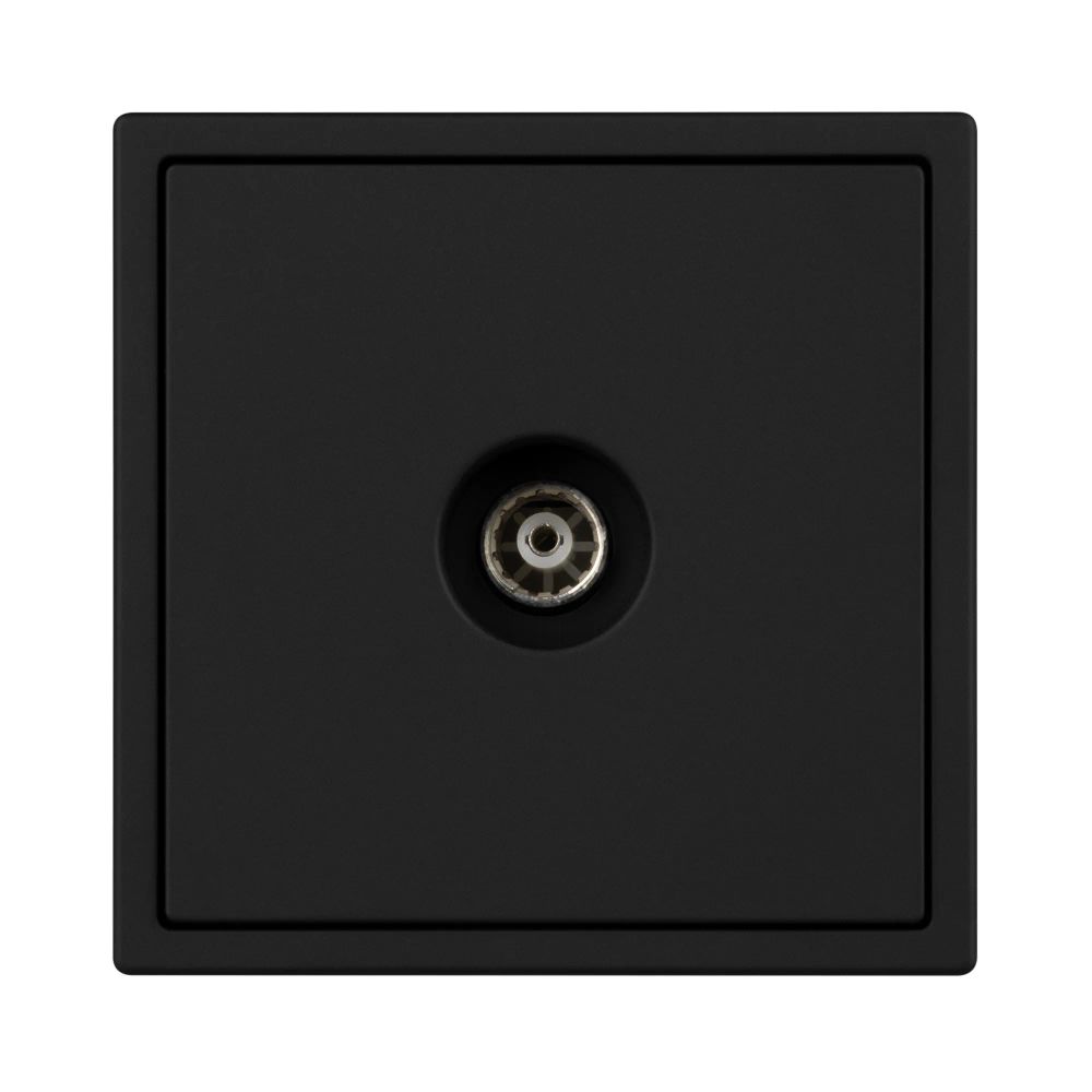 Механизм телевизионной розетки SCT-NOBE-MTV1-SFPL-BK (Arlight, Черный оникс) 054293