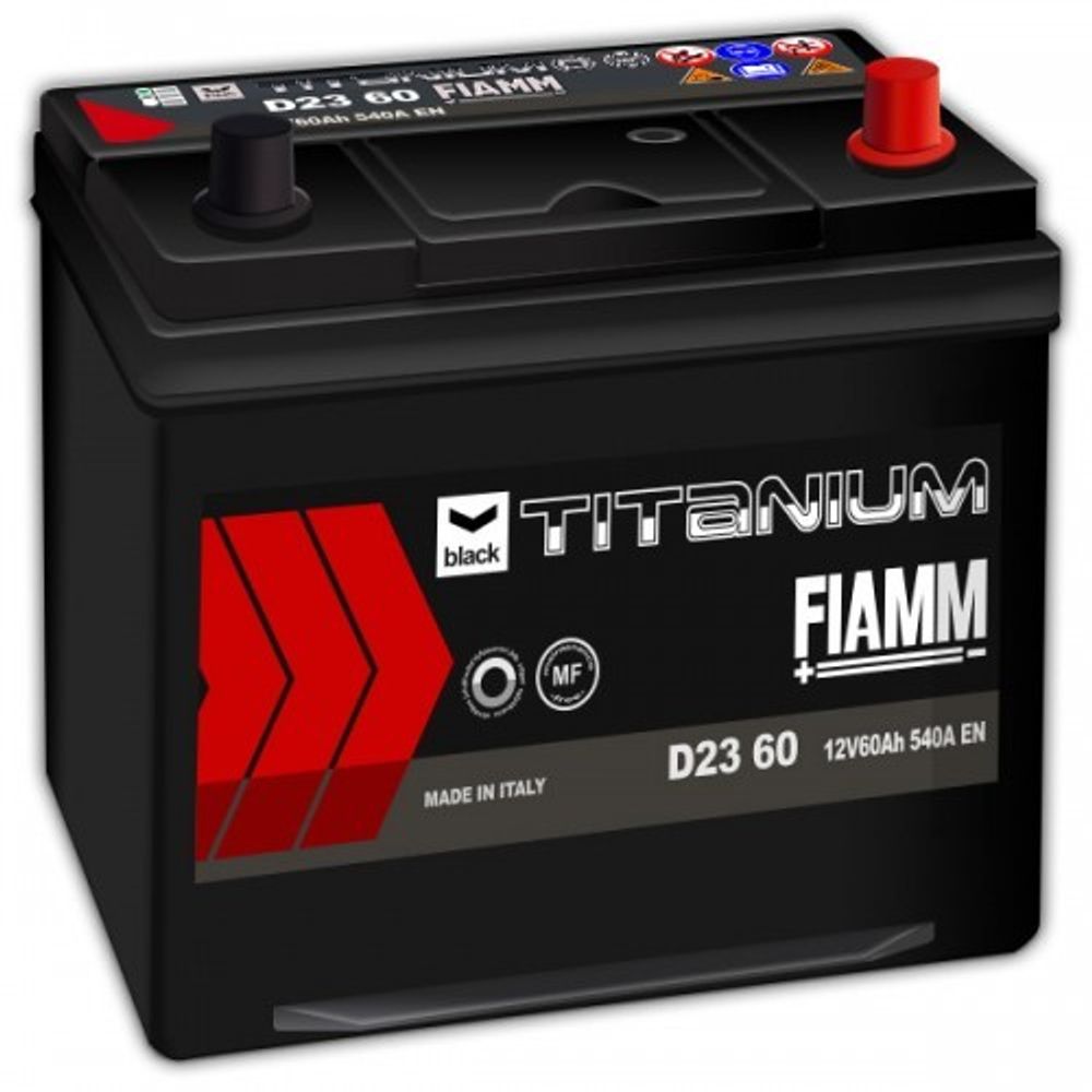 Fiamm Titanium Black Asia 6CT- 60 ( D23 60 ) аккумулятор