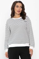 Джемпер Вечность (айвори/полоска) Б14096-20М LT Collection