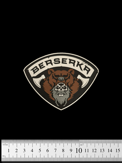 Шеврон Berserkr (Берсерк) PVC