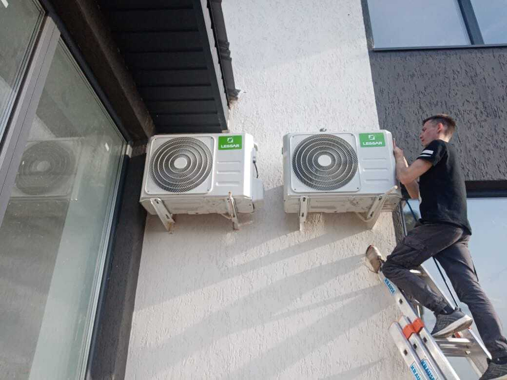 Монтаж сплит систем мощностью до 24000 BTU