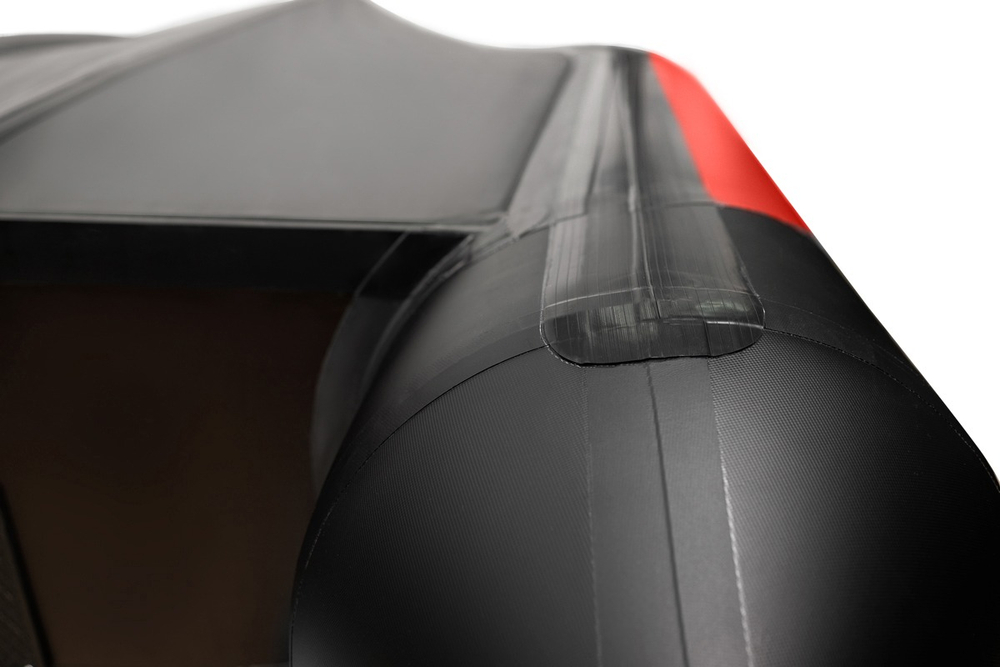 YACHTMAN-320 СК (Яхтман) красный-черный (лодка ПВХ под мотор с усилением)