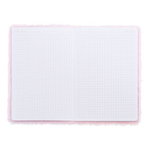 Блокнот Basir, формат А5, серия "Капибара", меховая обложка, 80 листов, размер 21*15 см