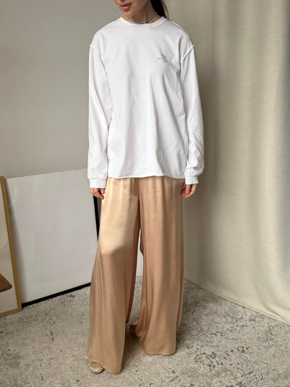 Хлопковый лонгслив Pitkin, M