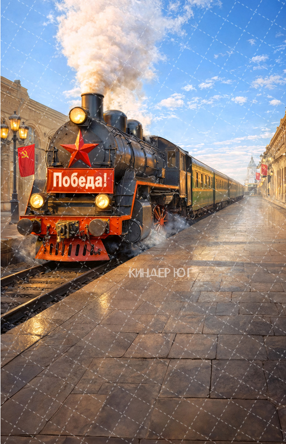 Фотофон "Поезд Победы" арт. ФФ911-42