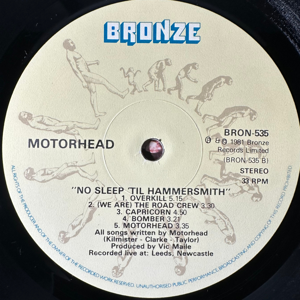 Motorhead - No Sleep 'til Hammersmith (Скандинавия 1981г.)