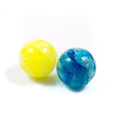 Мяч каучук 45 мм, микс, сетка