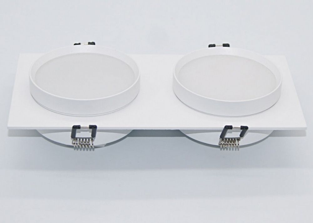 Встраиваемый светильник Maytoni Hoop DL086-02-GX53-SQ-W