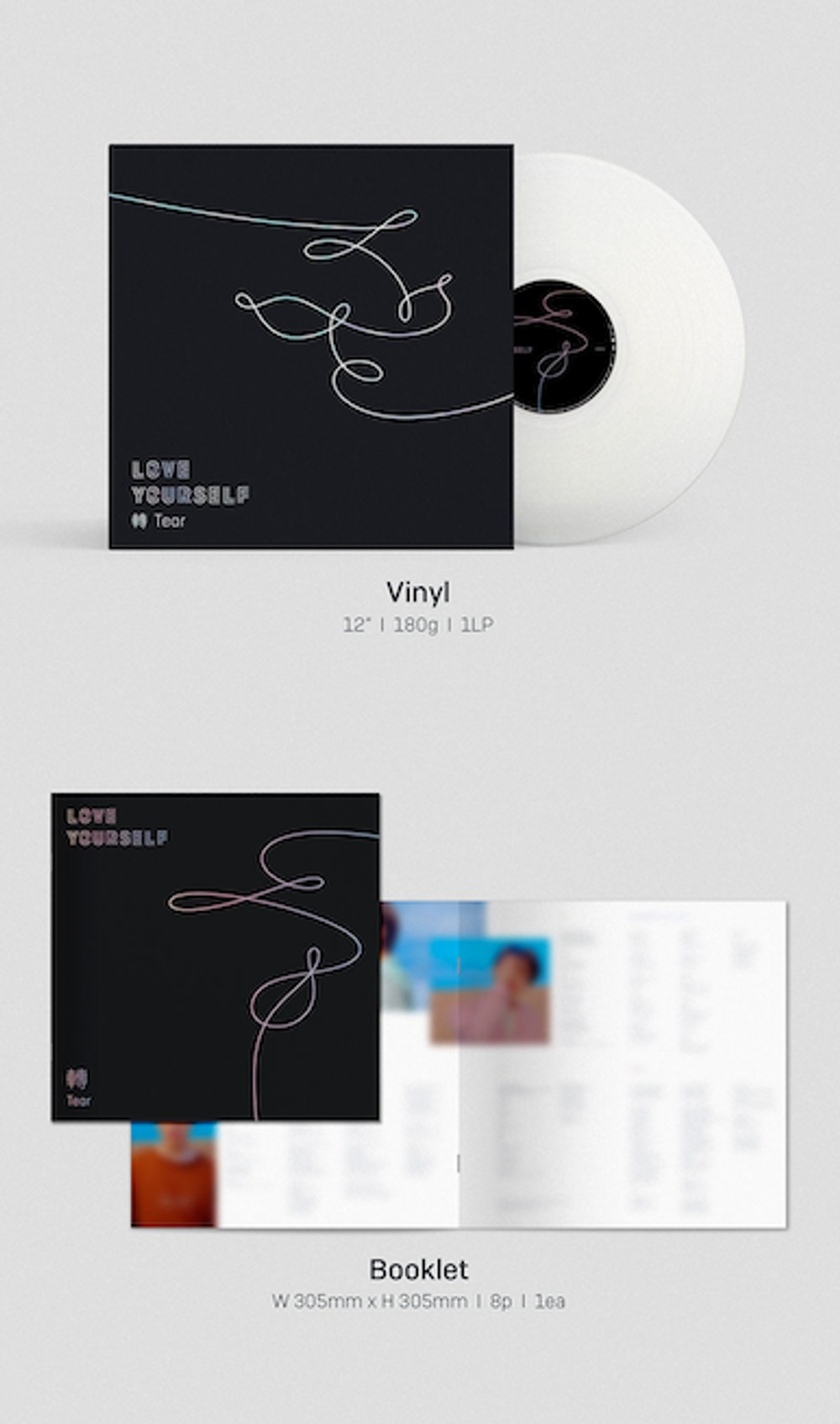 Винил BTS - LOVE YOURSELF 轉 ‘Tear’ (LP)