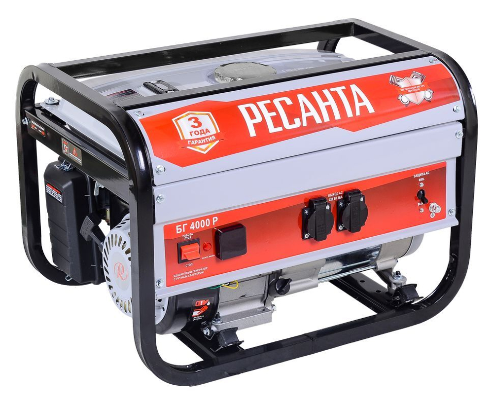 Электрогенератор Ресанта БГ 4000 Р 64/1/44