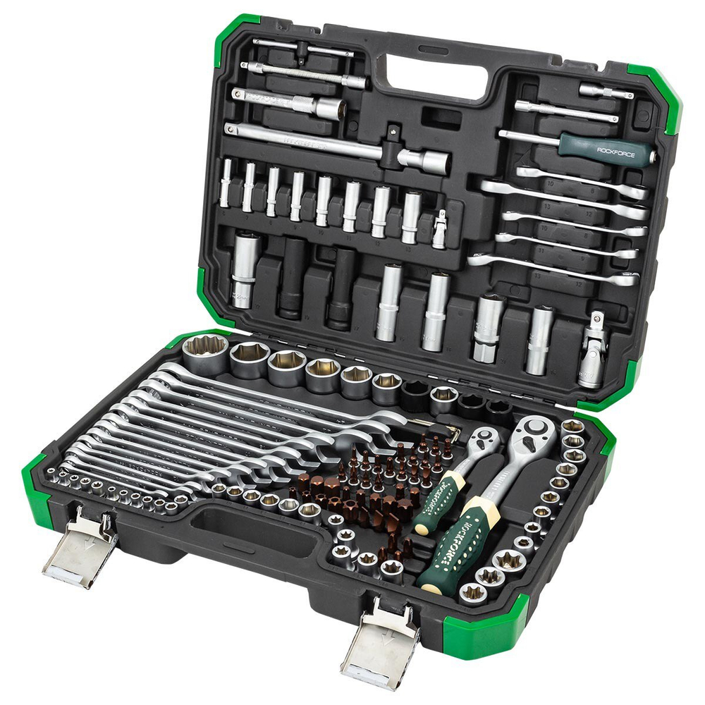 Набор инструментов 125+6пр. 1/4'', 3/8'', 1/2'' (6гр.) RockFORCE RF-41252-5 Premium
