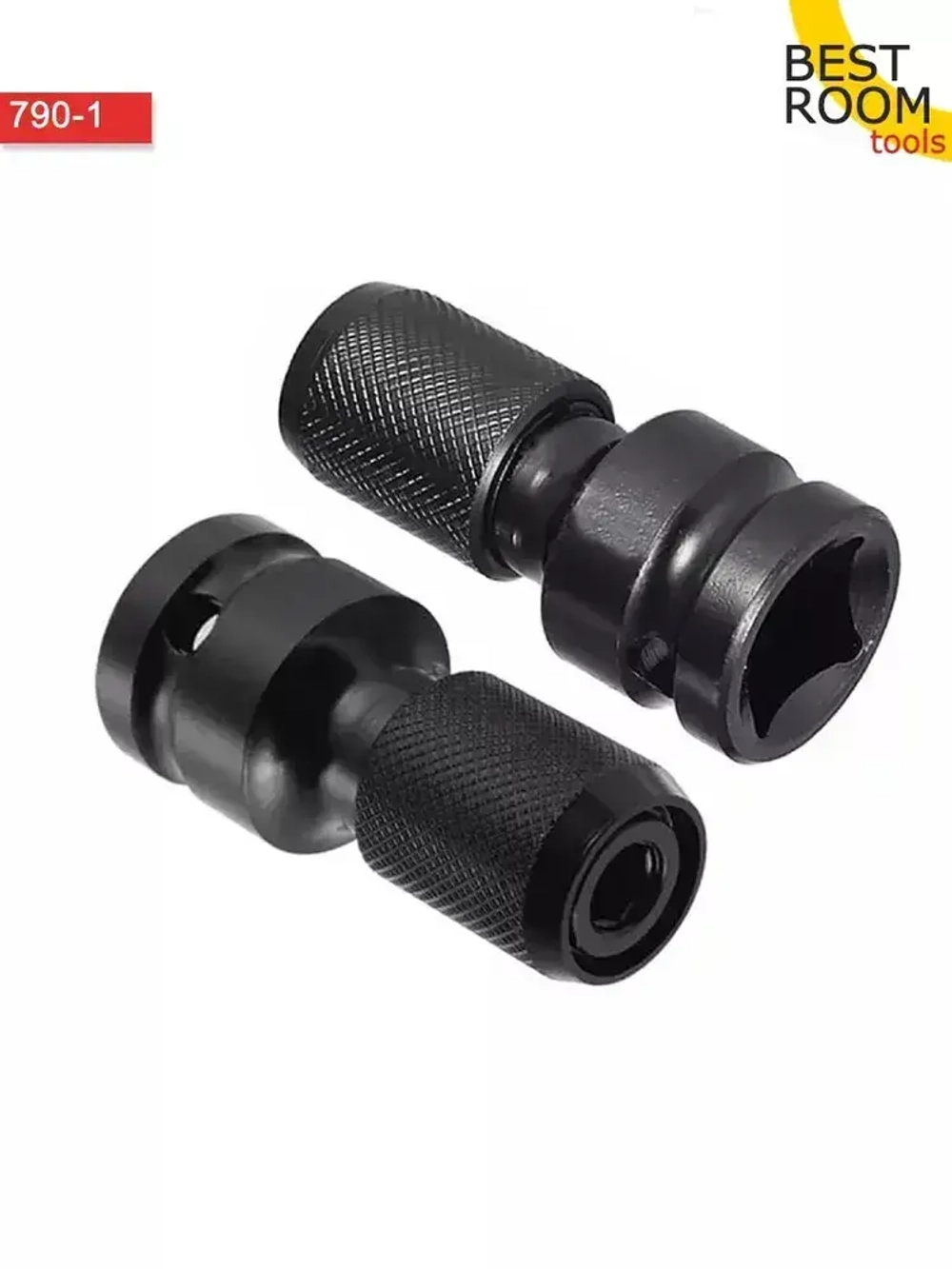 Адаптер для гайковерта для бит с квадрата 1/2 на шестигранник 1/4 ударный