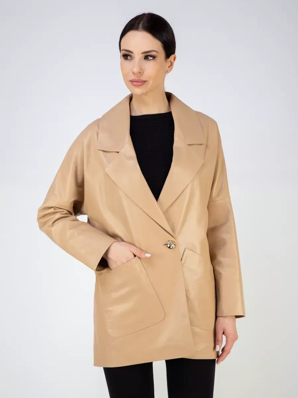 Куртка кожаная натуральная Турция пиджак