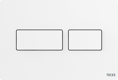 Панель смыва TECEsolid с двойной системой смыва для унитаза, цвет белый матовый