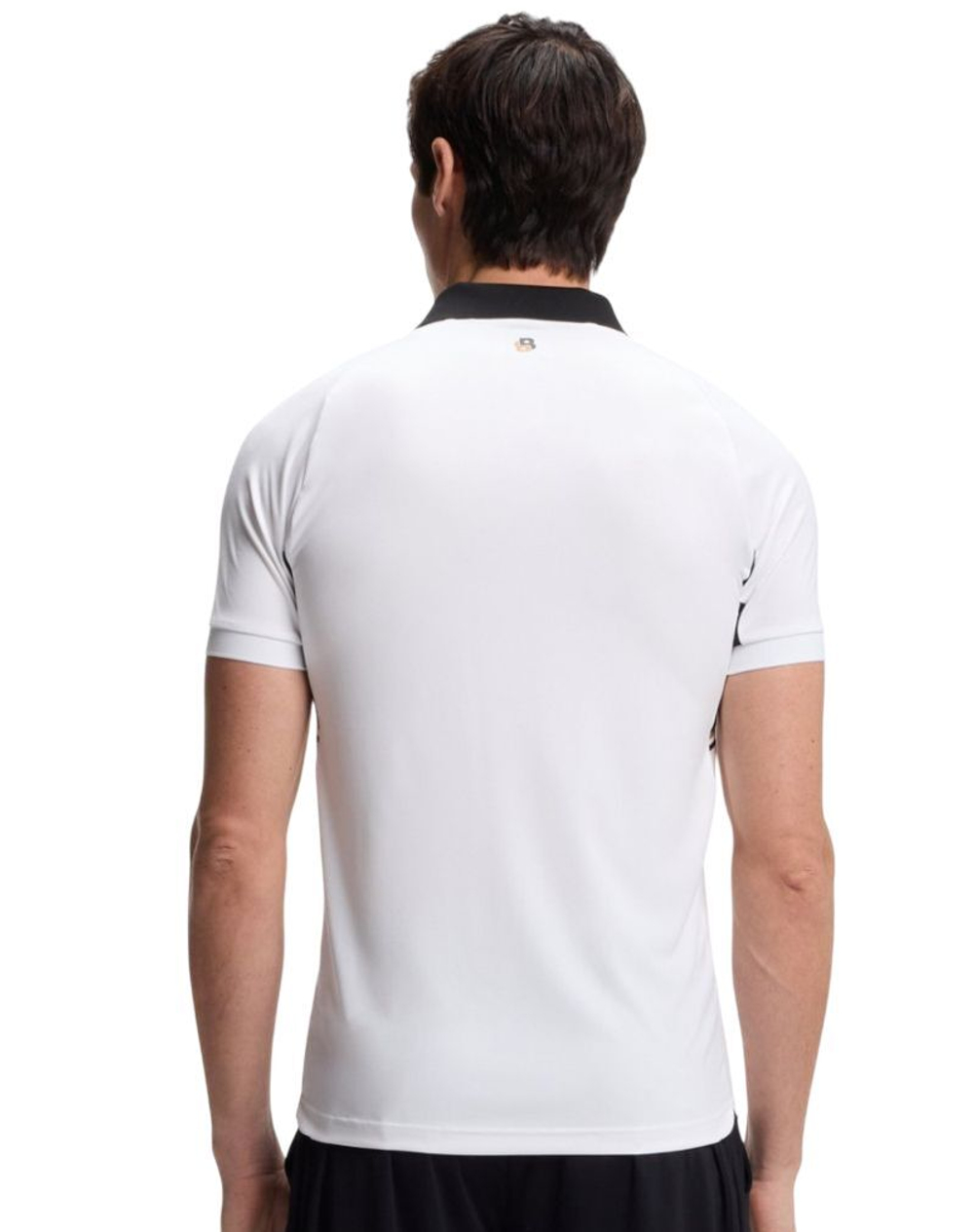 Мужское теннисное поло BOSS TOC Spin - white
