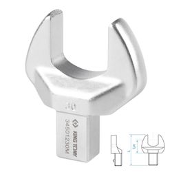 KING TONY (34501230M) Насадка рожковая серии "FIT", 30 мм, 14х18 мм