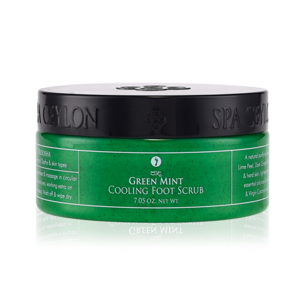 Охлаждающий скраб для ног "ЗЕЛЕНАЯ МЯТА" 200гр