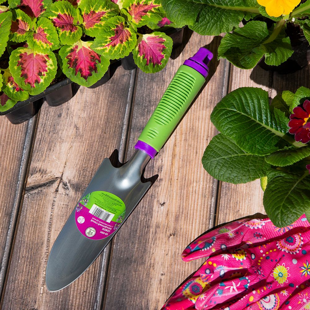 Совок посадочный пластм. ручка узкий 315мм "DON GAZON"