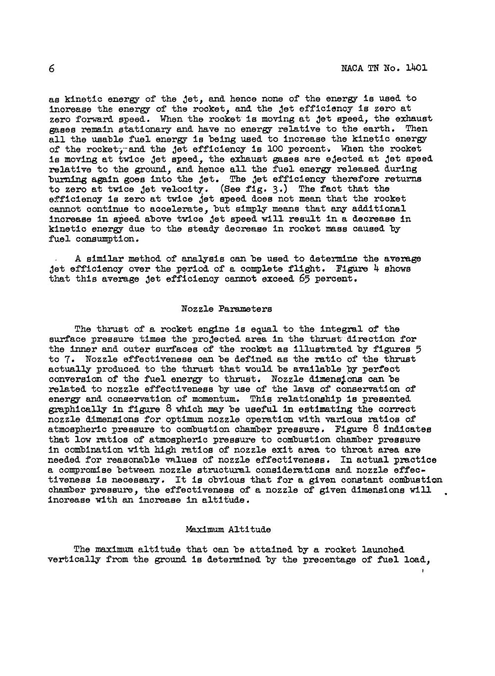 Introduction to the problem of rocket-powered aircraft performance | H. Reese Ivey