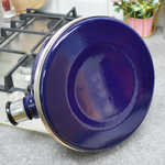 Чайник 2,5л со свистком, консольная ручка, синий/олимпия