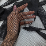 Сетка эластична ЧЕРНЫЙ "Крупная ячейка", Турция