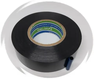 Denka 232w ПВХ изолента 1 шт., изоляция автомобильная профессиональная черная тонкая глянцевая, 19 мм 25 м 100 мкм