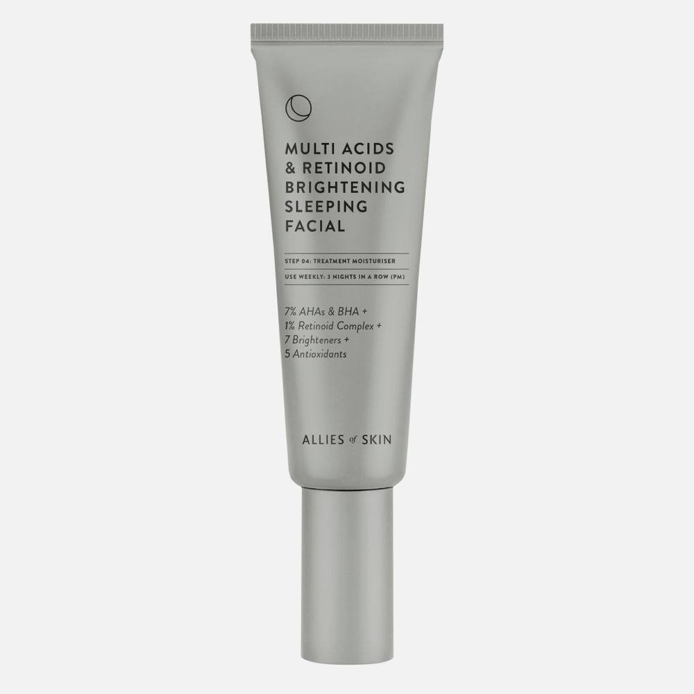 ALLIES OF SKIN Multi Acids &amp; Retinoid Brightening Sleeping Facial Ночной мультикислотный ретиноевый осветляющий пилинг, 50 мл