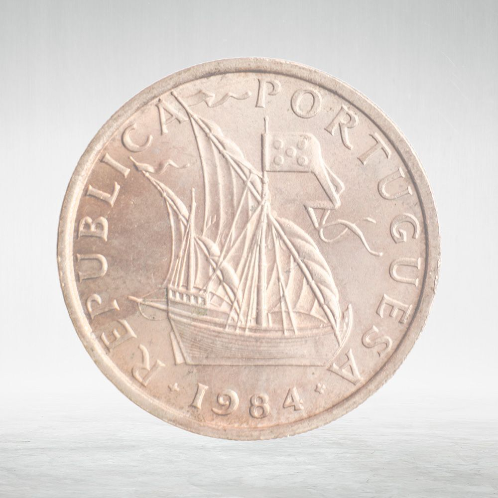 Portugal, 5 Escudos, 1984, VF