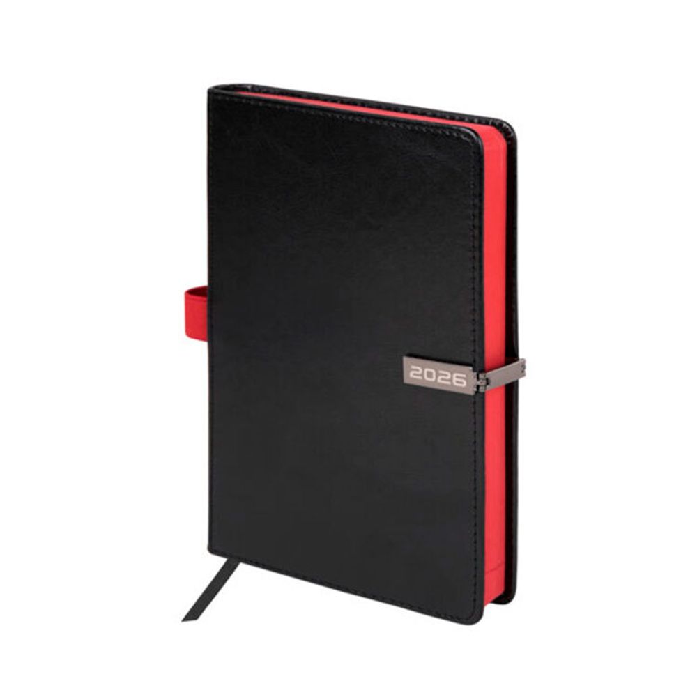 Ежедневник датированный А5 BRAUBERG "Inspiration" черный (117473)