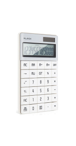 Калькулятор Deli 12 раз. настольный Nusign белый ENS041WHITE