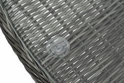 "Дольче" обеденная группа из искусственного ротанга, цвет графит