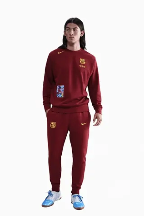 Штаны Nike FC Barcelona 25/26 Club - красный