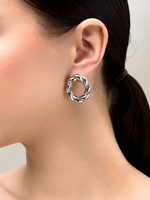 Серьги "Braid" Silver