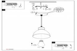 Подвесной светильник Eglo Priddy 1 49492