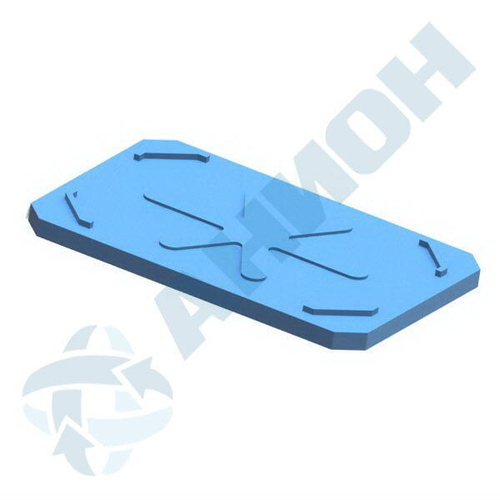 Крышка на контейнер 500 л Анион(1215x815x80см;синий) - арт.559519