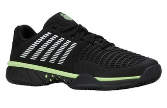 Мужские кроссовки теннисные K-Swiss Express Light 3 Clay - black/soft neon green