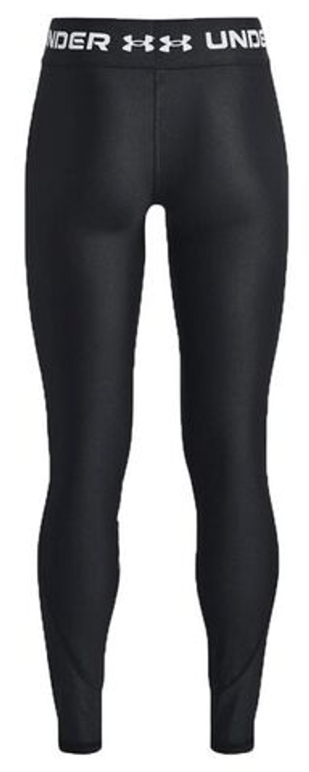 Брюки для девочки Under Armour Girls' HeatGear Leggings - black/white