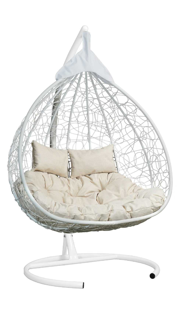 Подвесное кресло-кокон ОЛИМП белый